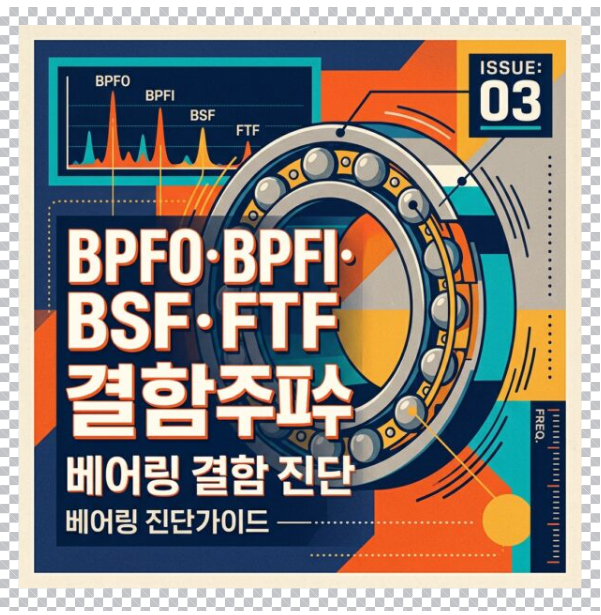 베어링 결함주파수(BPFO, BPFI, BSF, FTF) 계산 위치를 표시한 베어링 단면도 1 BPFO_BPFI_BSF_FTF결함주파수 썸네일